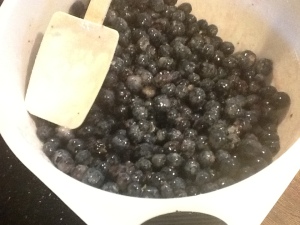 blueberry pie berries mixed