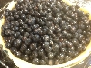 blueberry pie crust:berries