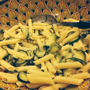 Mamma A pasta with zucchini bowl