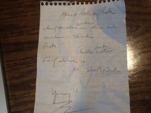 poolside pasta recipe