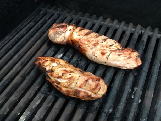 barefoot pork on grill 2