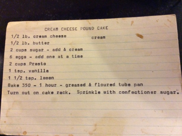 cream cheese cake recipe