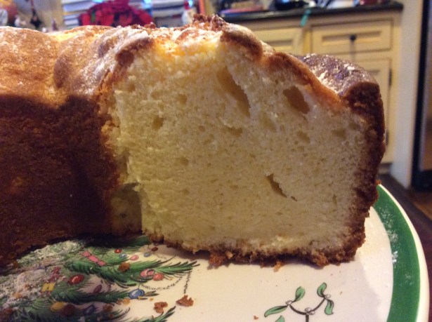 cream cheese cut closeup