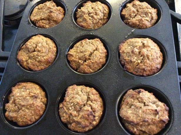 flourless muffins baked