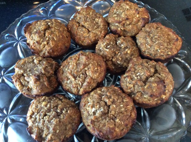 flourless muffins plated *