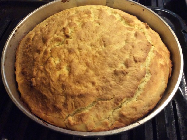 shortcake batter baked