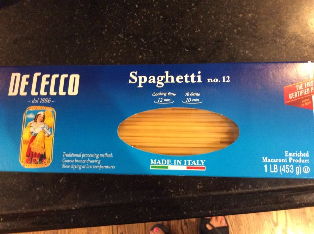 clam sauce spaghetti