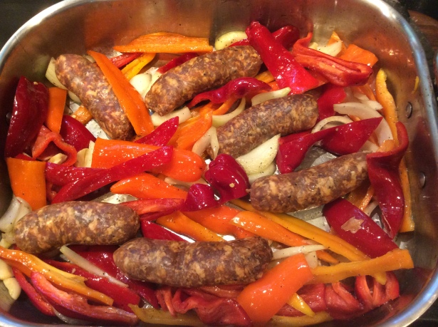 sausage and peppers pan 4