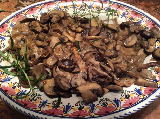 veal marsala plated