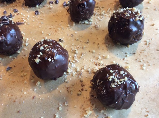 truffles parchment close up